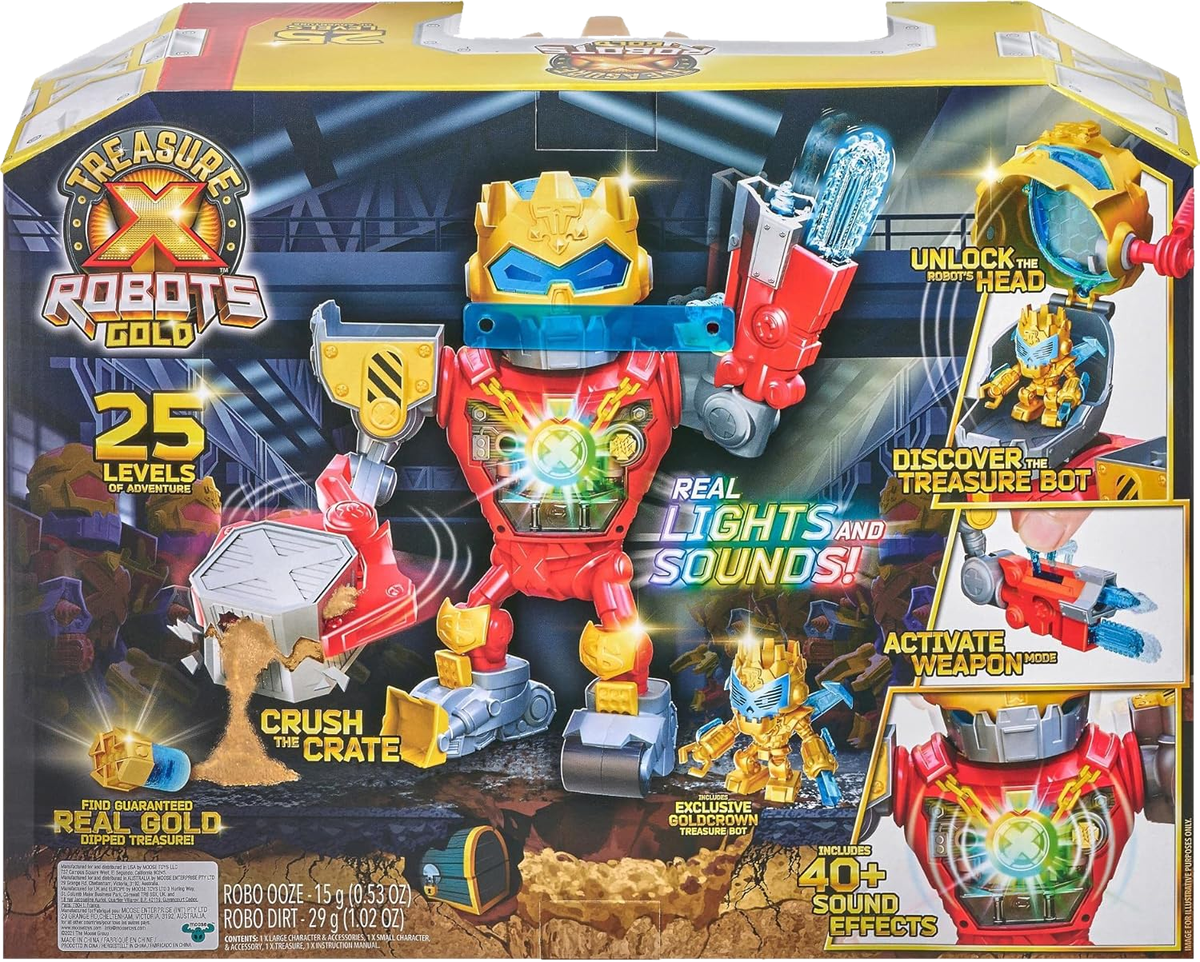 Treasure X Robots Gold visuel arrière
