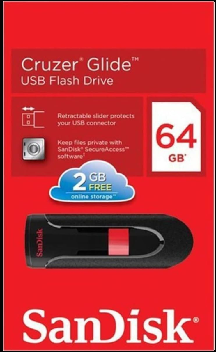 Détail clé USB SanDisk Cruzer Glide